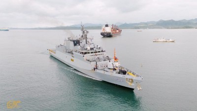 Indian Naval Ship Kadmatt arrives in Fiji for goodwill visit
