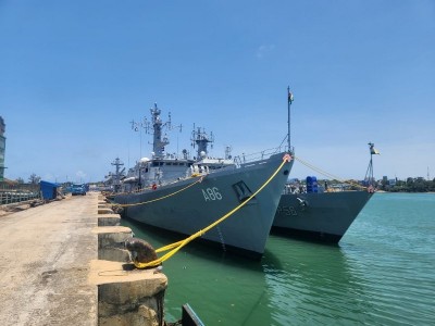 Kenya: Indian Navy's first training squadron makes port call at Mombasa