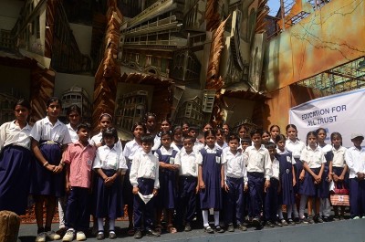 Education for All reaches out to support marginalized children during Durga Puja
