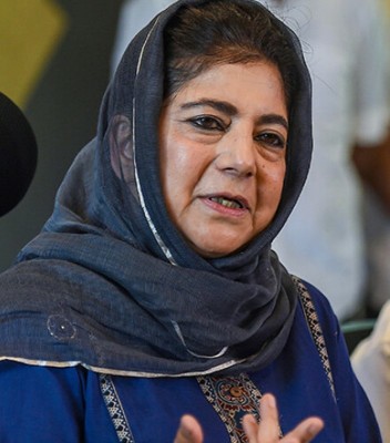 J&K: Mehbooba Mufti accuses BJP of forcing people to stand for national anthem at ‘gunpoint’