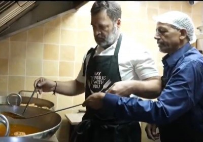 Rahul Gandhi visits old Delhi’s historic Ghantewala sweet shop, owner calls him 'India’s most eligible bachelor'