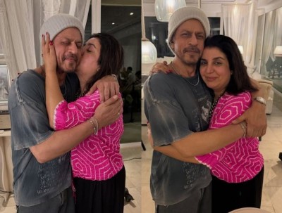 Shah Rukh Khan turns 60! Farah Khan’s kiss, Karan Johar’s candids light up intimate birthday bash