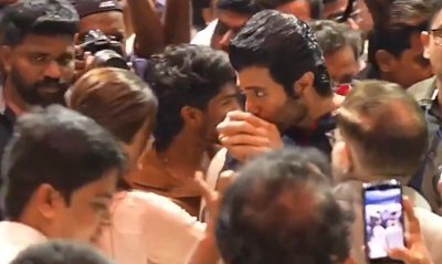 Vijay Deverakonda kisses Rashmika Mandanna’s hand at 'The Girlfriend' event — fans go wild over their first PDA!