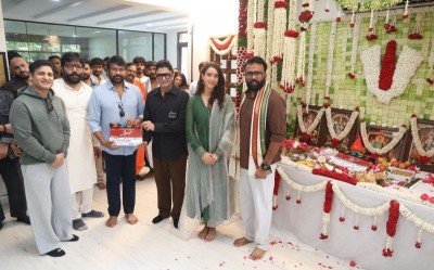 Sandeep Reddy Vanga’s Spirit starring Prabhas and Triptii Dimri goes on floor, Chiranjeevi graces mahurat