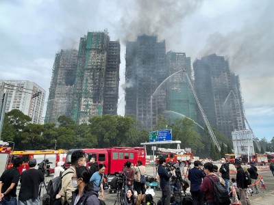Death toll jumps to 55 as firefighters battle last of Hong Kong public housing fires