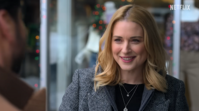 You won't believe who's playing Santa this Christmas! 'Virgin River' star Alexandra Breckenridge pulls off stunning transformation in Netflix film