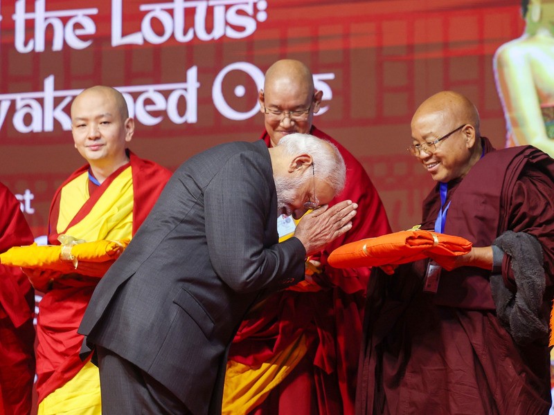 In Images: PM inaugurates Buddha relics exposition in New Delhi