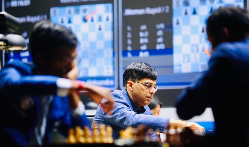 In Images: Viswanathan Anand at Tata Steel Chess India Tournament