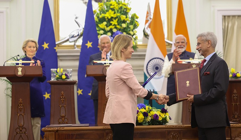 In Images: India-EU ‘Mother of All Deals’ signed — a historic trade moment captured