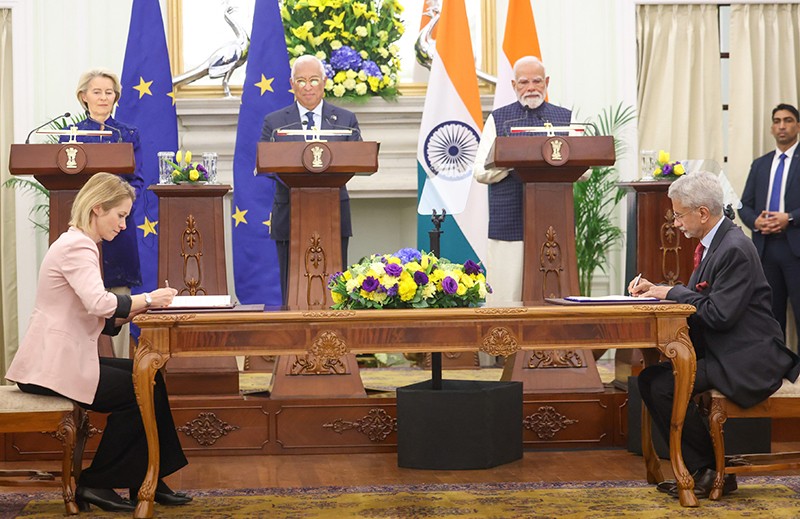 In Images: India-EU ‘Mother of All Deals’ signed — a historic trade moment captured