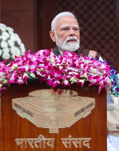 In Images: PM Modi’s message from Parliament on Budget Session Day 2