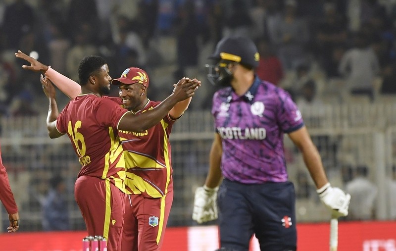 In images: Hetmyer, Romario Shepherd help West Indies beat Scotland in T20 World Cup