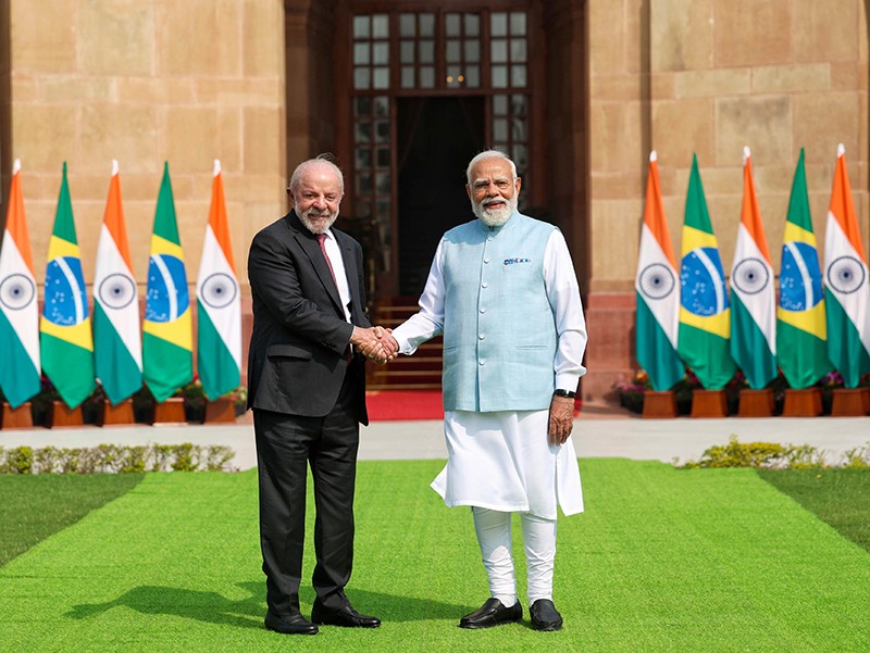 In Images: PM Modi meets Brazilian Prez Lula da Silva in Delhi—powerful moments from landmark diplomatic meet
