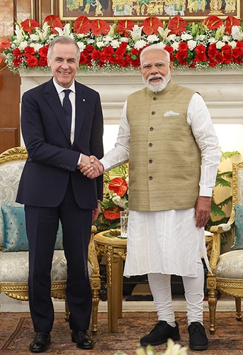 In Images: Modi, Carney meet in New Delhi to reset India-Canada ties