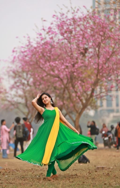 Spring in Bloom: Bauhinia Flowers Paint Kolkata Maidan Pink