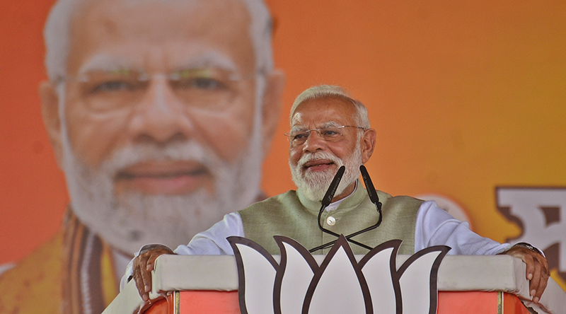 In Images: In Kolkata PM Modi launches blistering attack on TMC at Brigade rally