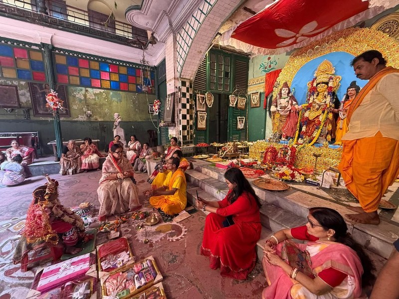 In Images: Glimpses from the 116th Annapurna Puja celebrations at Sreemany Bari in Kolkata