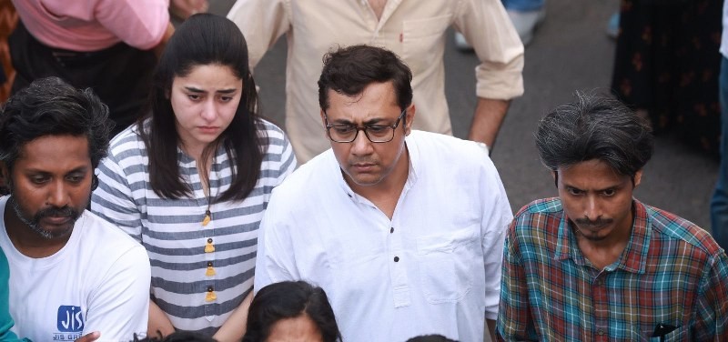 In Images: Emotional send-off for actor Rahul Arunodoy Banerjee