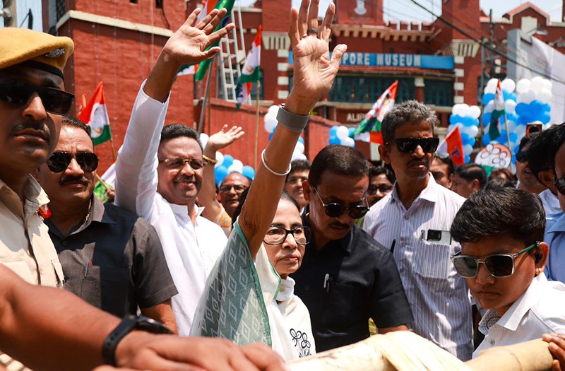 In Images: Mamata Banerjee files nomination from Bhabanipur for Bengal polls