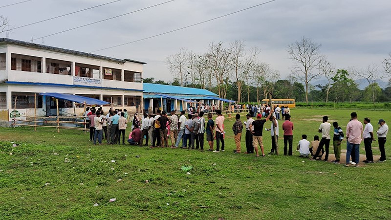 In Images: Voters queue up as assembly polls underway in North Bengal