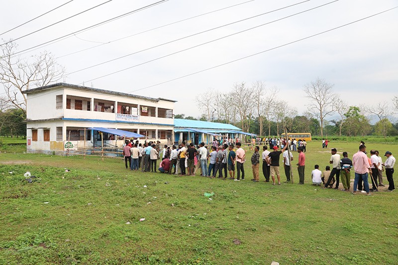 In Images: Voters queue up as assembly polls underway in North Bengal