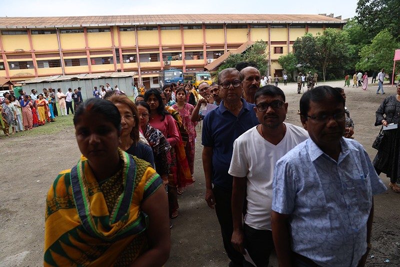 Security steps in as Siliguri votes: Disabled voter assisted in North Bengal polling