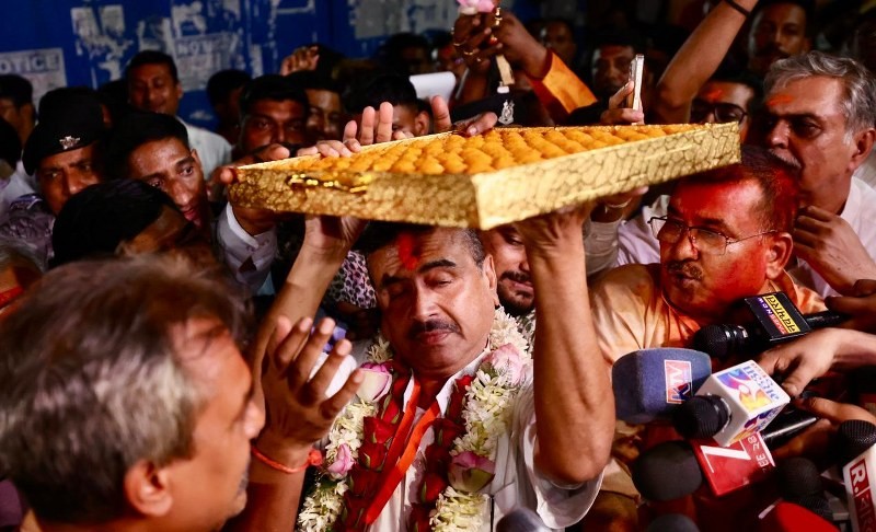 In images: Suvendu Adhikari stuns Mamata Banerjee in Bhabanipur, snatches TMC stronghold
