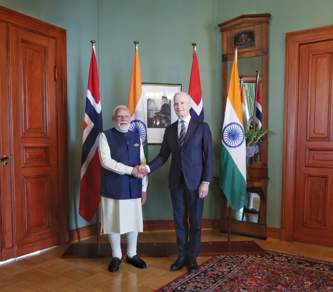 In Images: Narendra Modi in Norway
