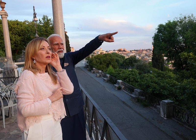 In Images: Modi-Meloni Chemistry Steals the Spotlight in Rome