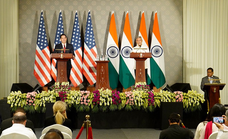 In Images: Jaishankar addresses press briefing with U.S. Secretary Rubio