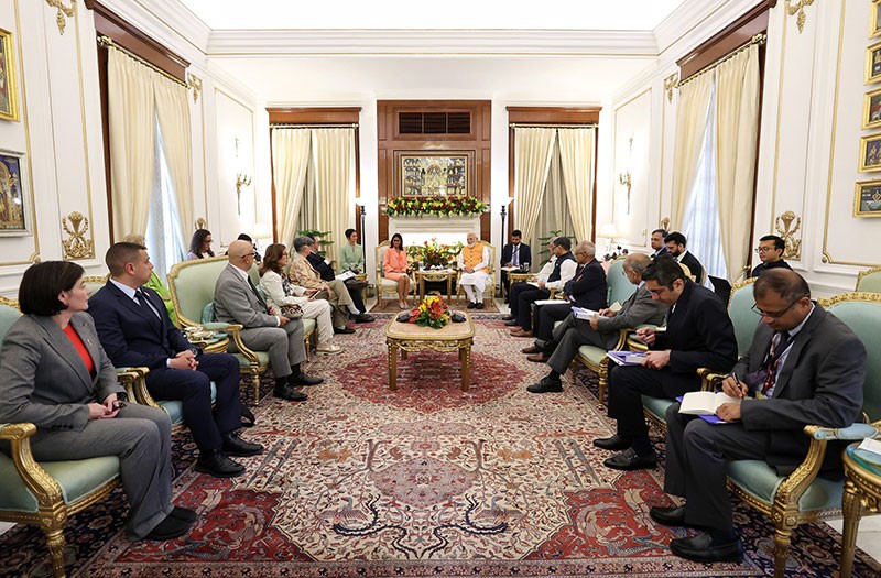 In Images: PM Modi hosts Venezuela's Acting President Delcy Rodriguez in New Delhi