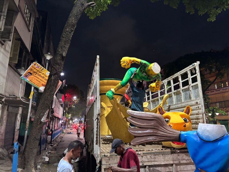 Football-mad Kolkata crafts FIFA 2026 mascots in bamboo, cane for Sikkim display