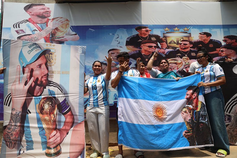 In Images: Messi's hat-trick sparks jubilant celebrations in Kolkata as Argentina rout Algeria 3-0