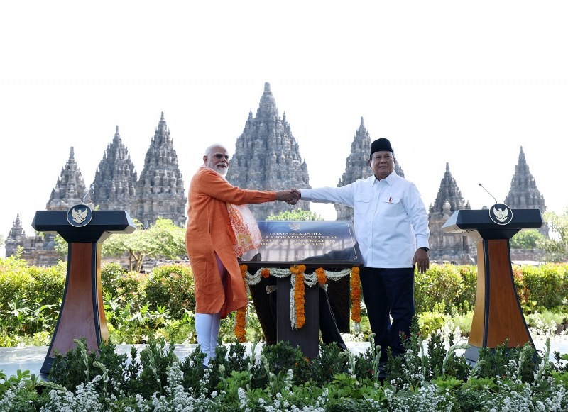In Images: PM Modi launches Prambanan Temple Conservation Project in Indonesia