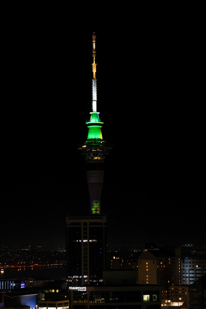 In Images: Auckland’s Sky Tower lights up in Indian Tricolour on Modi's historic New Zealand visit