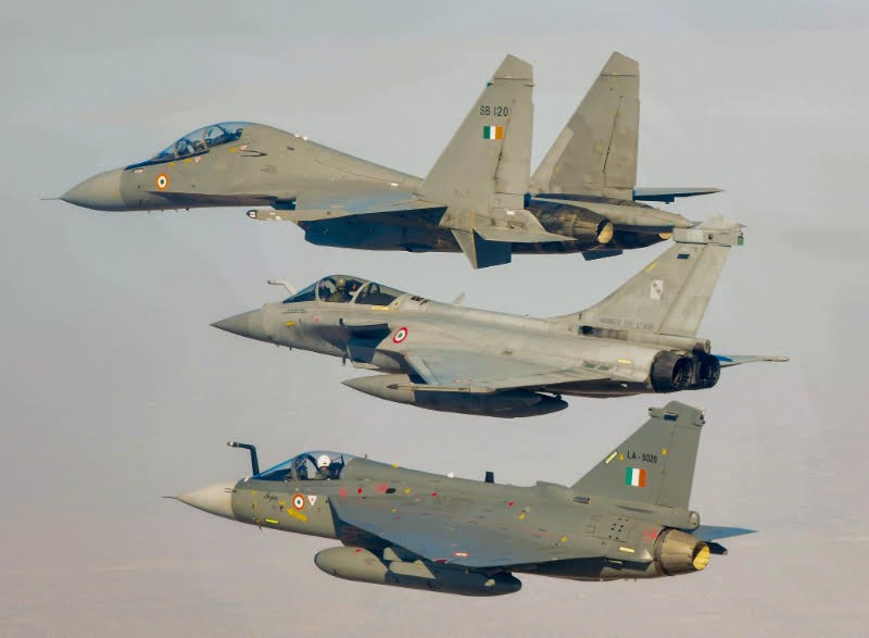 The Indian Air Force retained its global third-place ranking, remaining ahead of China's air force again.