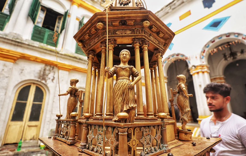 In Images: Kolkata's Tarak Pramanik Bari gears up for Rath Yatra