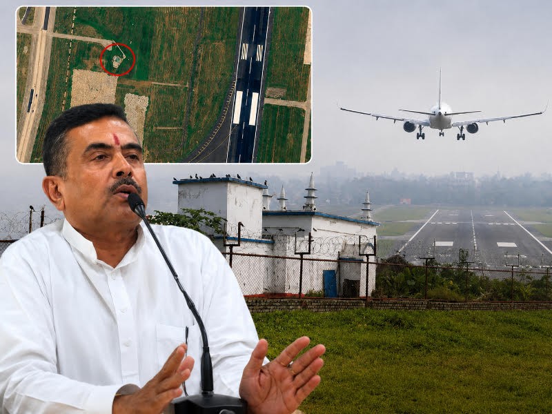 Suvendu Adhikari backs suspension of prayers at Bankra Mosque inside Kolkata airport, citing security priorities.