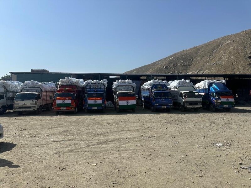In Images: India hands over family tents to support Afghan returnees