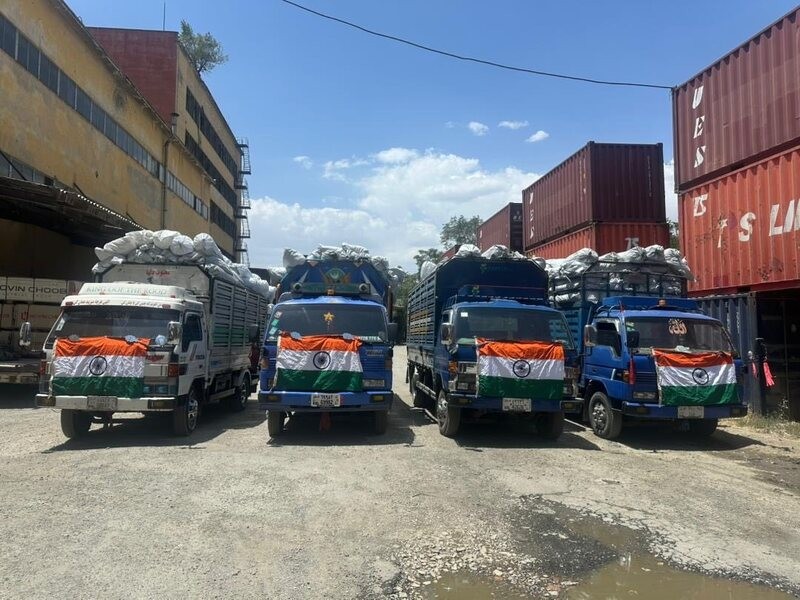 In Images: India hands over family tents to support Afghan returnees