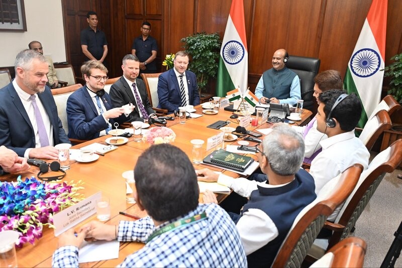 In Images: Om Birla meets New Zealand  Rural Communities Minister at Parliament House in New Delhi