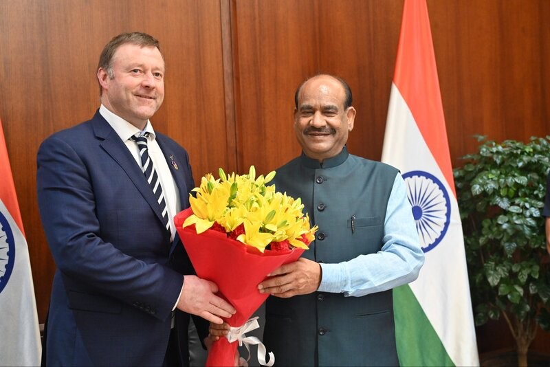 In Images: Om Birla meets New Zealand  Rural Communities Minister at Parliament House in New Delhi