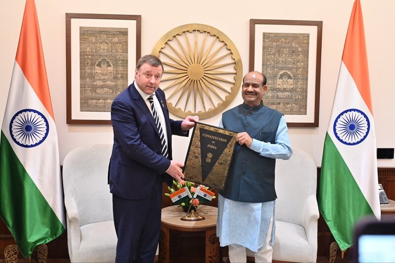 In Images: Om Birla meets New Zealand  Rural Communities Minister at Parliament House in New Delhi