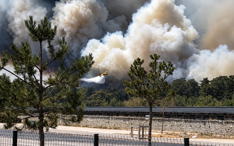 Wildfires force evacuations near Paris while Spain confirms victims as Europe's extreme heat intensifies dramatically.