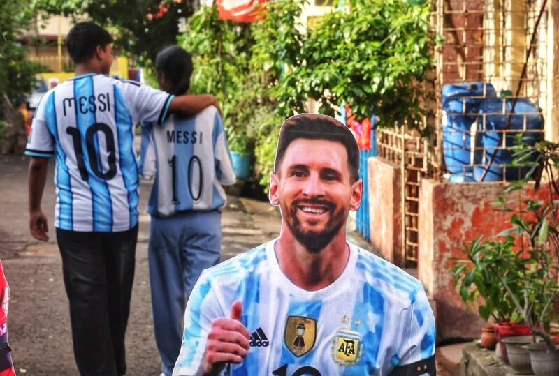 In Images: Kolkata erupts with Argentina and Spain fan fever ahead of World Cup final