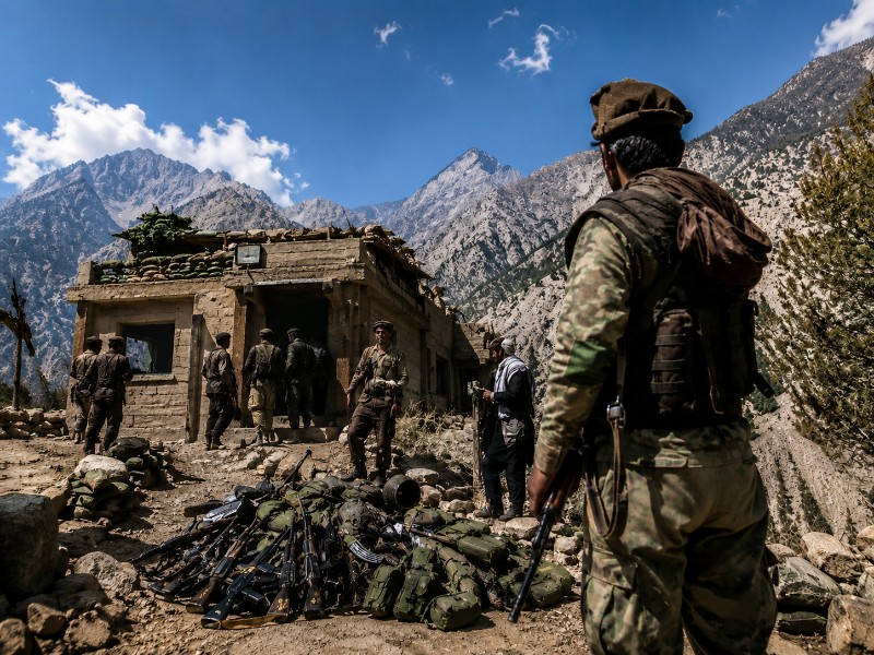 A newly formed resistance group briefly seized a Taliban-controlled district before withdrawing amid rapid reinforcements.