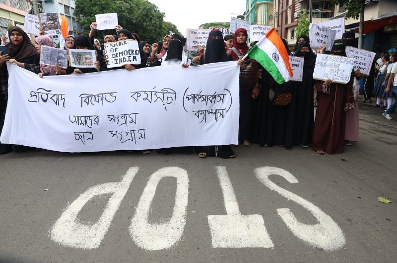 In Images: Aliah University students flood Kolkata streets, demand Dharmendra Pradhan's resignation