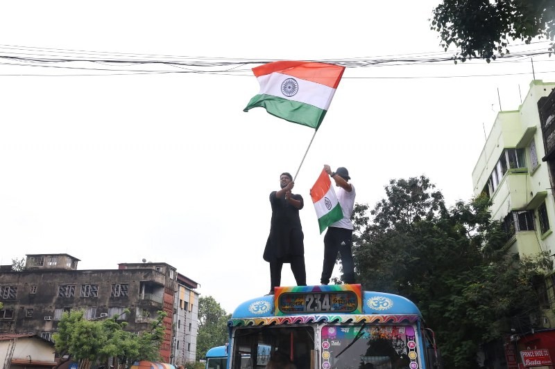 In Images: CJP, SFI supporters rally in Kolkata, demand Pradhan's resignation
