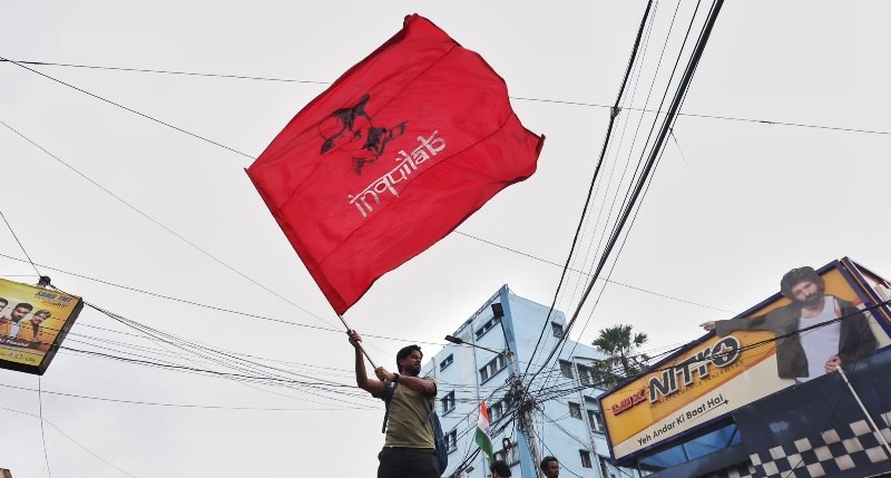 In Images: CJP, SFI hold Kolkata protest seeking Dharmendra Pradhan's resignation in NEET row