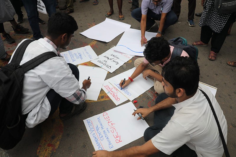 In Images: Doctors, medical staff participate in victory march in Kolkata after Pradhan resigns